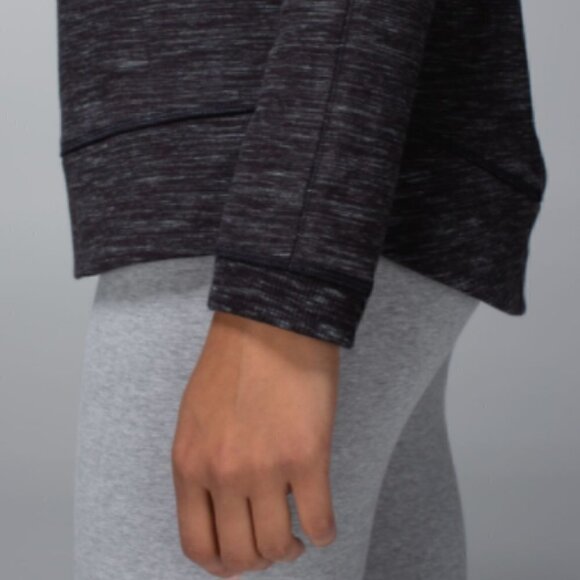 Lululemon Exhalation Pullover Black Heather 4 NWOT - Picture 7 of 16